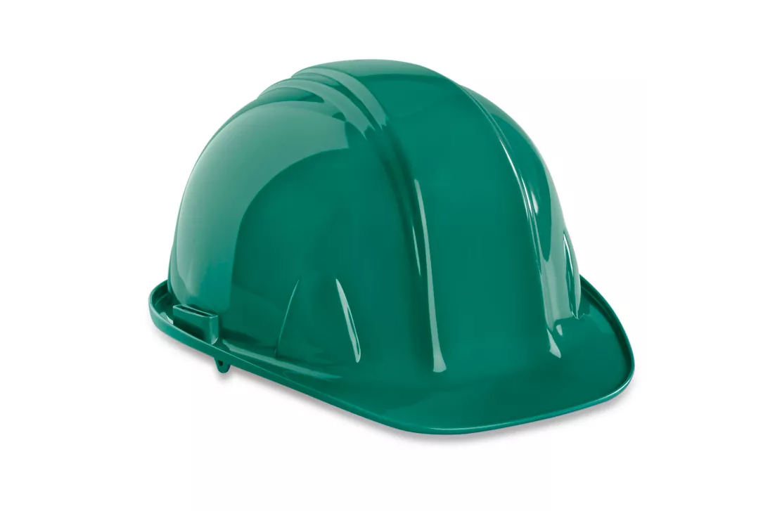 CASCO DE SEGURIDAD INDUSTRIAL CON SUSPENSIÓN TIPO MATRACA - VERDE